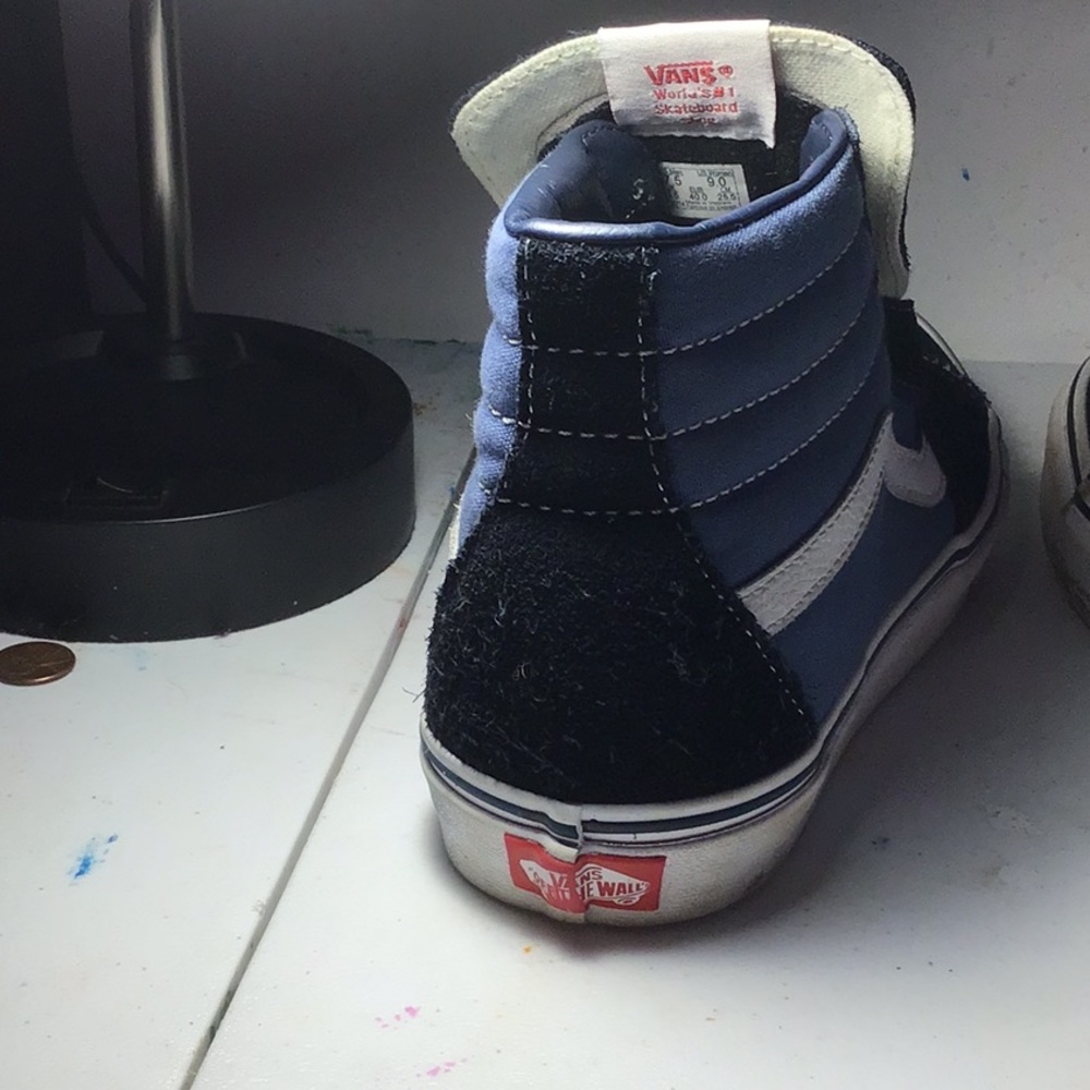 High top blue vans - Picture 4 of 4